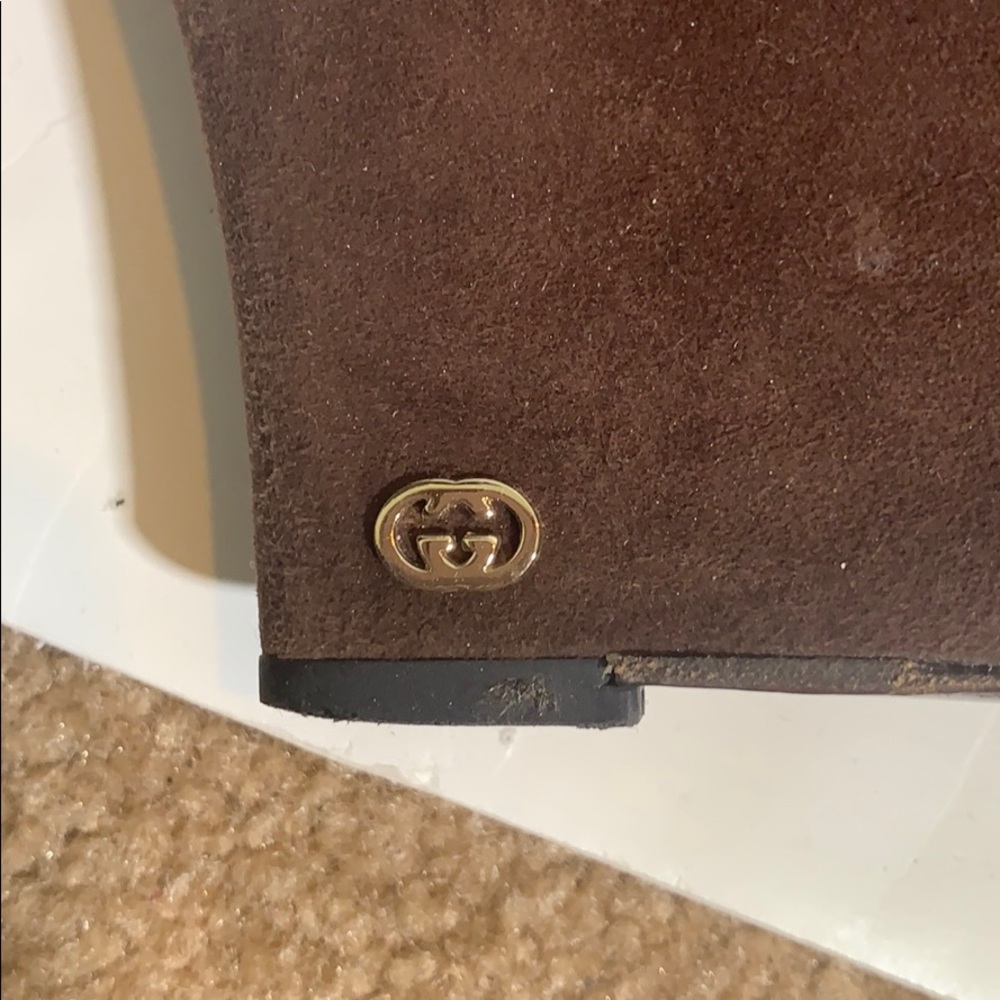 Gucci suede knee high boots - Picture 2 of 6